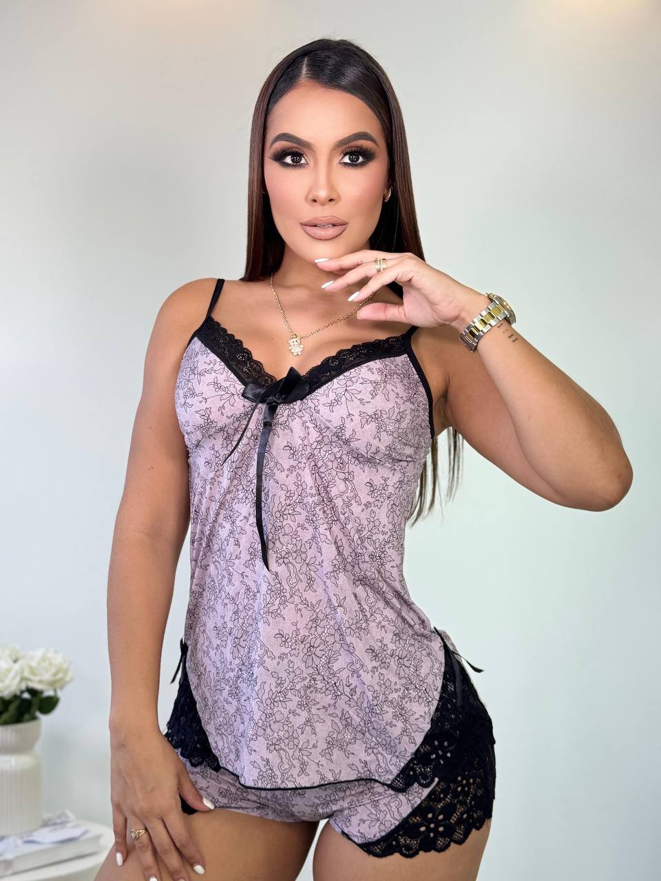 PIJAMA EN SEDA FRÍA