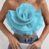 BLUSA EFECTO FLOR